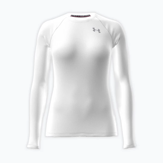 Obrázek produktu Dámské tréninkové tričko Longsleeve Under Armour HG Authentics Comp LS white / halo gray Bílá