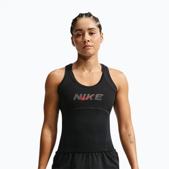 Obrázek produktu Dámské tréninkové tričko Nike One black / black / university red / white