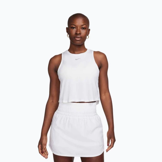 Obrázek produktu Dámské tréninkové tričko Nike One Classic Dri-Fit Cropped Tank white