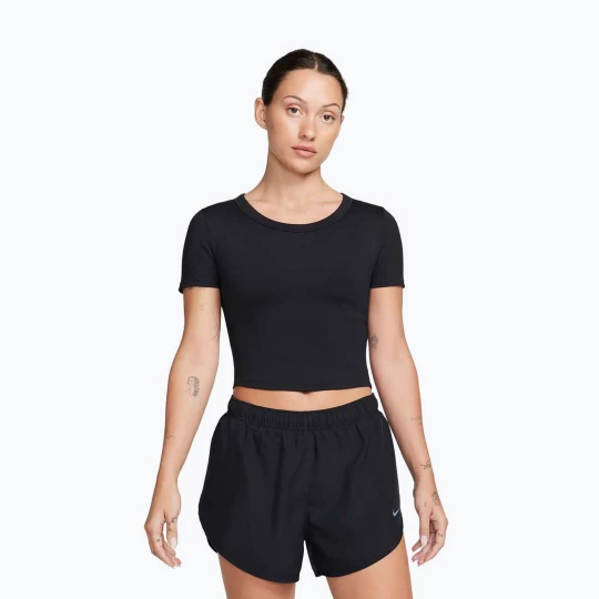 Obrázek produktu Dámské tréninkové tričko Nike One Fitted Dri-Fit Cropped Top black