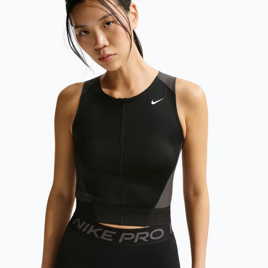 Obrázek produktu Dámské tréninkové tričko Nike Pro Dri-Fit black / anthracite / white