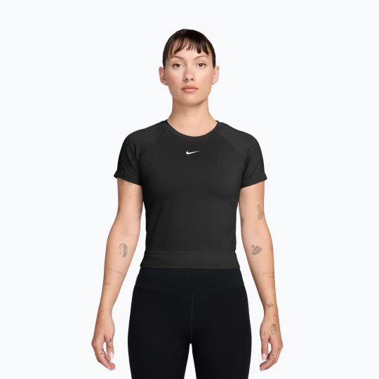 Obrázek produktu Dámské tréninkové tričko Nike Pro Seamless Dri-Fit black / white