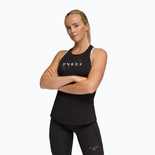 Obrázek produktu Dámské tréninkové tričko PUMA x HYROX Cloudspun Racerback Tank puma black