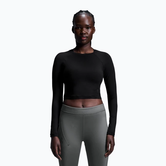 Obrázek produktu Dámské tréninkové tričko s dlouhým rukávem On Studio Long-T Crop black