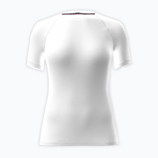 Obrázek produktu Dámské tréninkové tričko Under Armour HG Authentics Comp SS white / halo gray Bílá