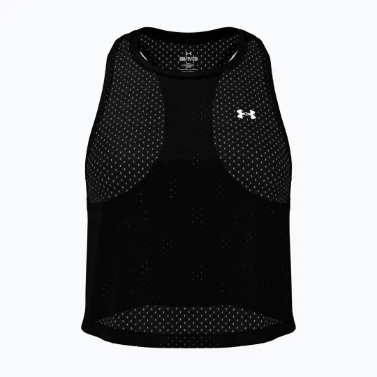 Obrázek produktu Dámské tréninkové tričko Under Armour Tech Sport Mesh Crop Tank black / white