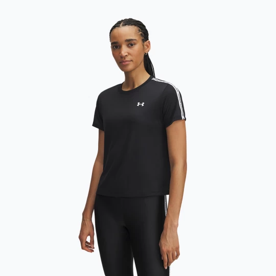 Obrázek produktu Dámské tréninkové tričko Under Armour Tech Wordmark Tape black / white / white