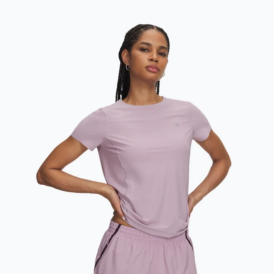 Obrázek produktu Dámské tréninkové tričko Under Armour Vanish Elite SS mauve pink / metallic silver