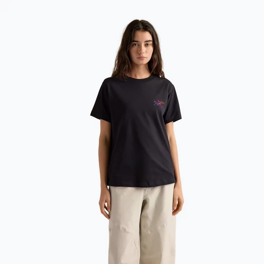 Obrázek produktu Dámské tričko Arcteryx Kragg Cotton Little Bird Crew black / multi Arc'teryx