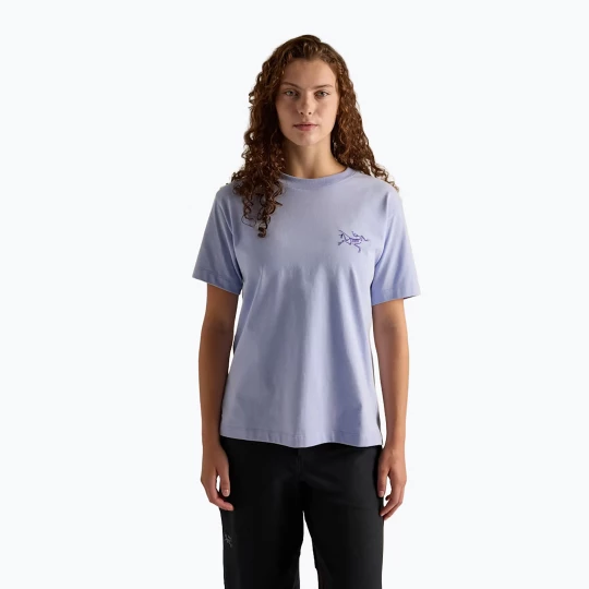 Obrázek produktu Dámské tričko Arcteryx Kragg Cotton Little Bird Crew kasumi Arc'teryx fialová