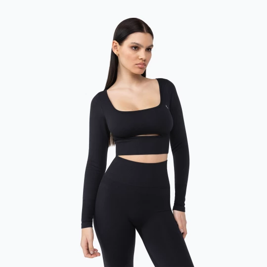Obrázek produktu Dámské tričko Longsleeve Carpatree Dopamine Buzz Seamless obsidian black