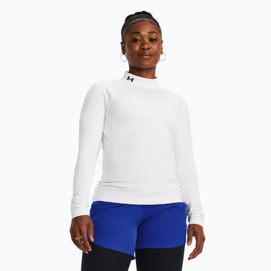 Obrázek produktu Dámské tričko Longsleeve Under Armour Authentics CG Mockneck white / black