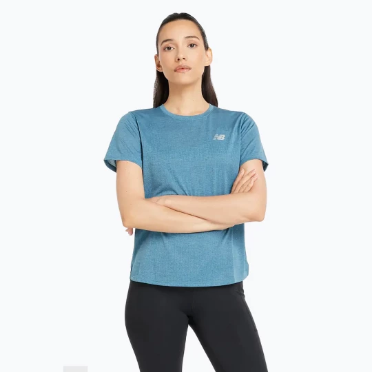Obrázek produktu Dámské tričko New Balance Athletics terrarium heather Modrá