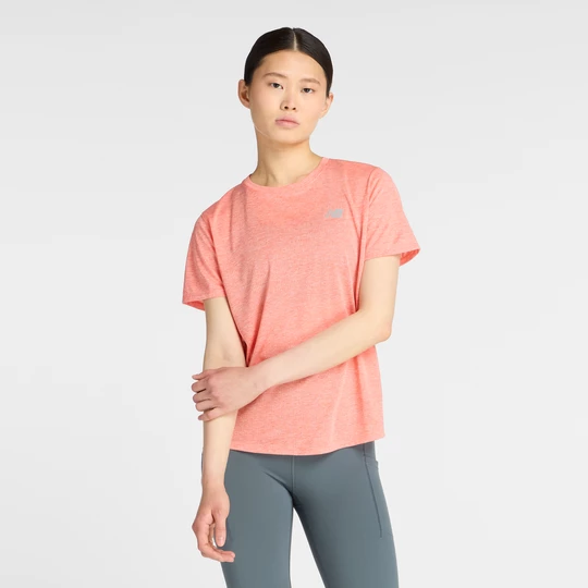 Obrázek produktu Dámské tričko New Balance WT41253FLE – oranžová