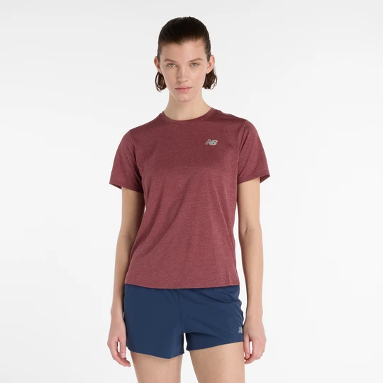 Obrázek produktu Dámské tričko New Balance WT41253WUR – bordó