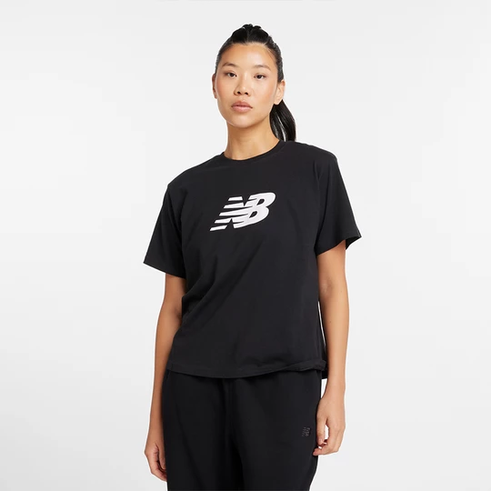 Obrázek produktu Dámské tričko New Balance WT43583BK – černé