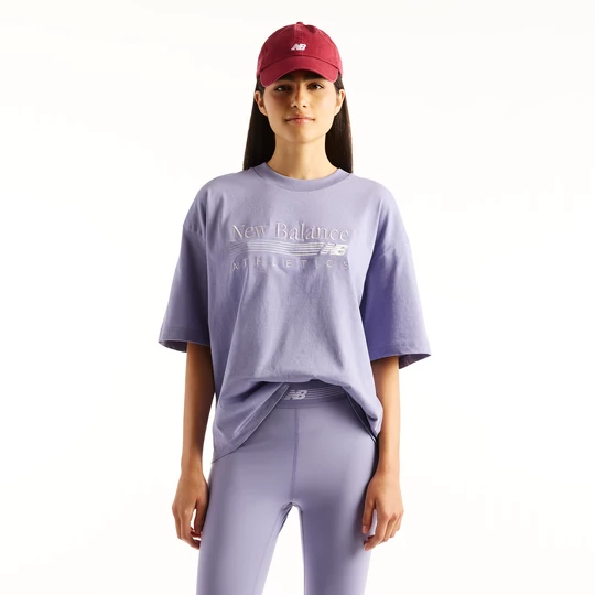 Obrázek produktu Dámské tričko New Balance WT6297MKDSV – fialové