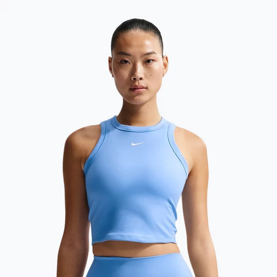 Obrázek produktu Dámské tričko Nike One Fitted Dri-Fit Cropped Tank thunder university blue / white