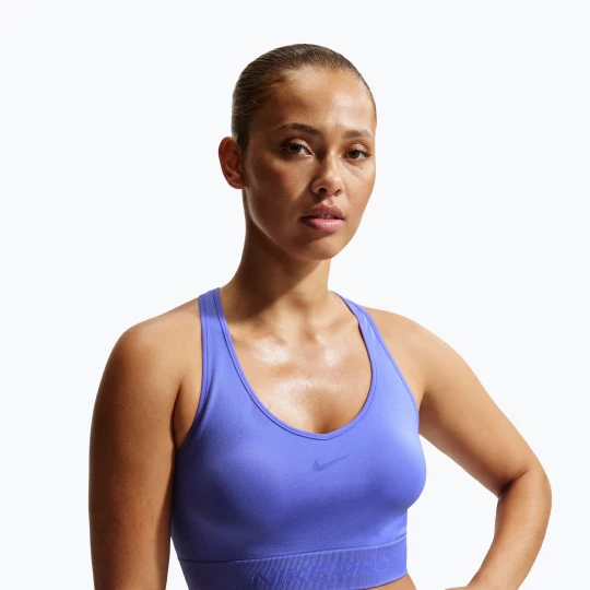 Obrázek produktu Dámské tričko Nike Pro Seamless Dri-Fit Cropped sapphire Modrá