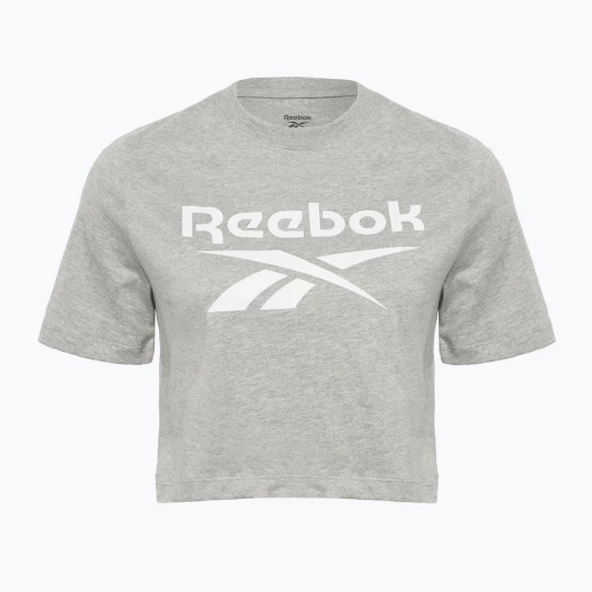 Obrázek produktu Dámské tričko Reebok Identity Big Logo Crop Tee medium grey heather