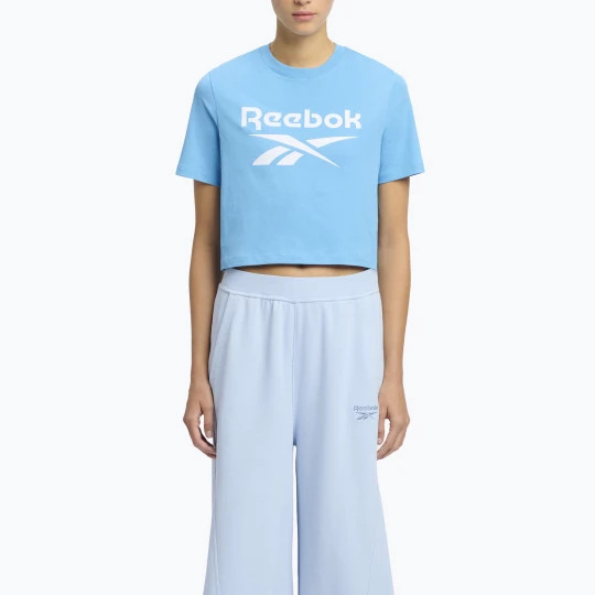Obrázek produktu Dámské tričko Reebok Identity Big Logo Crop Tee recovery blue