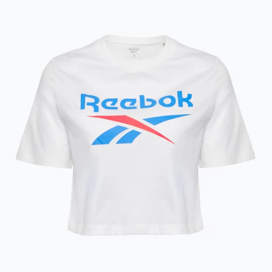 Obrázek produktu Dámské tričko Reebok Identity Big Logo Crop Tee white / coral / blue