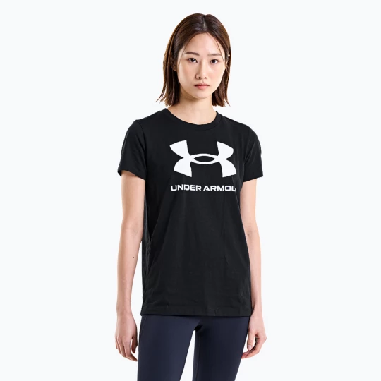 Obrázek produktu Dámské tričko Under Armour Rival Logo black / white