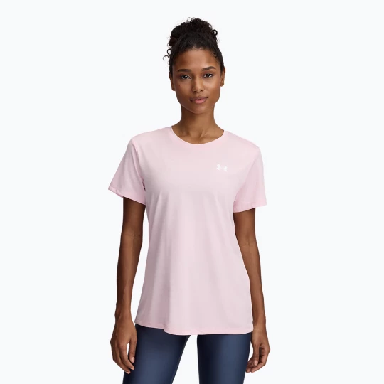 Obrázek produktu Dámské tričko Under Armour Tech C-Twist prime pink / white
