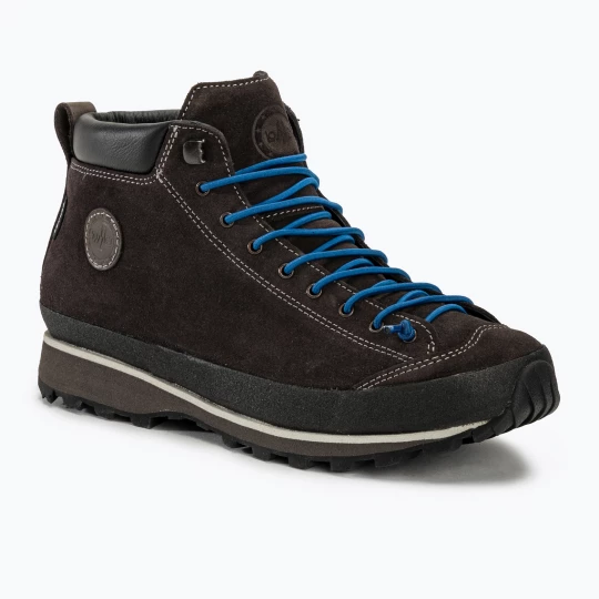 Obrázek produktu Dámské turistické boty Lomer Bio Naturale Mid Mtx Suede antra / laguna Hnědá