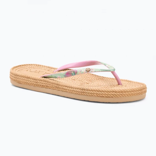 Obrázek produktu Dámské žabky ROXY South Beach III green / pink Hnědá
