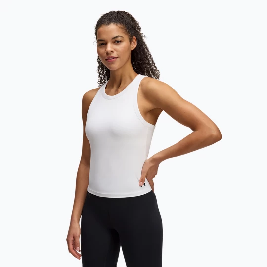 Obrázek produktu Dámský fitness top Under Armour Motion High Neck Tank white / black