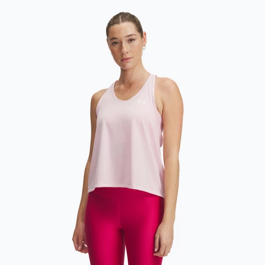 Obrázek produktu Dámský fitness top Under Armour Tech Swing Tank prime pink / white