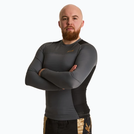 Obrázek produktu Dámský Rashguard Longsleeve HOOK FIGHTING Base black
