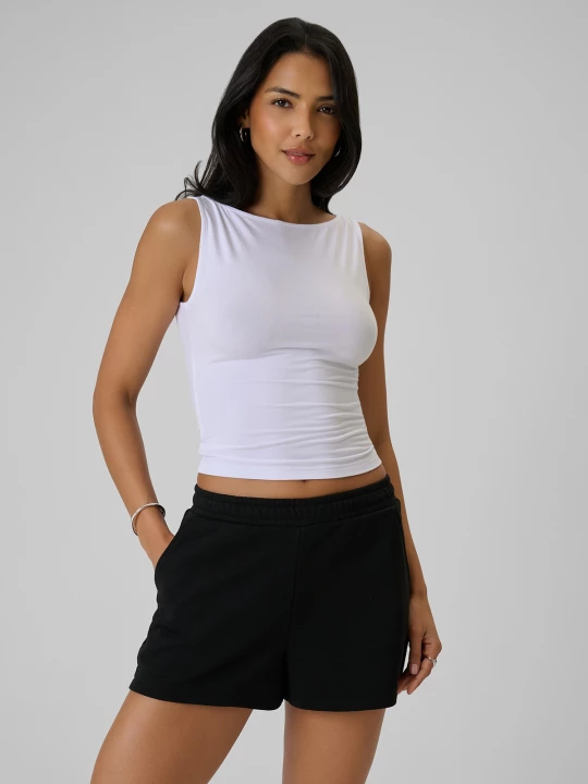 Obrázek produktu Dámský slim top s modalem - bílá 4F