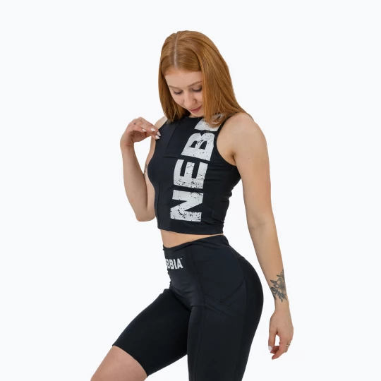 Obrázek produktu Dámský tréninkový top NEBBIA Snatched black