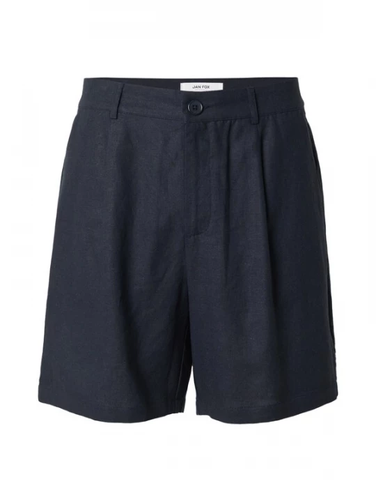 Obrázek produktu DAN FOX APPAREL Kalhoty se sklady v pase 'Alan' námořnická modř