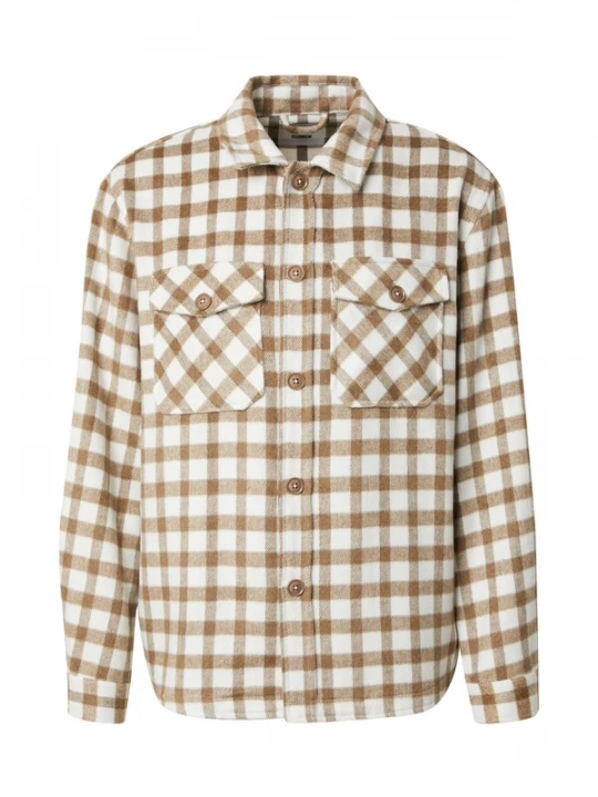 Obrázek produktu DAN FOX APPAREL Přechodná bunda 'Benjamin' karamelová / offwhite