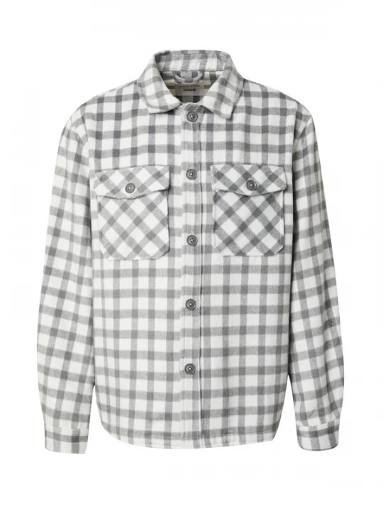 Obrázek produktu DAN FOX APPAREL Přechodná bunda 'Benjamin' šedá / bílá