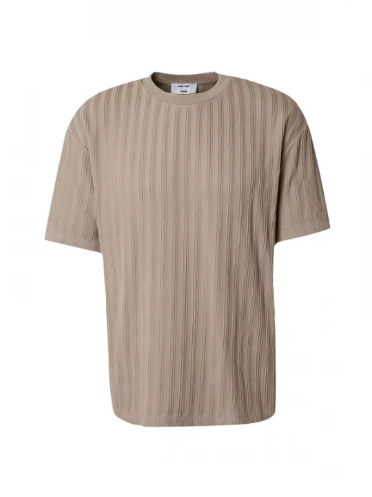 Obrázek produktu DAN FOX APPAREL Tričko 'Jonte' šedobéžová