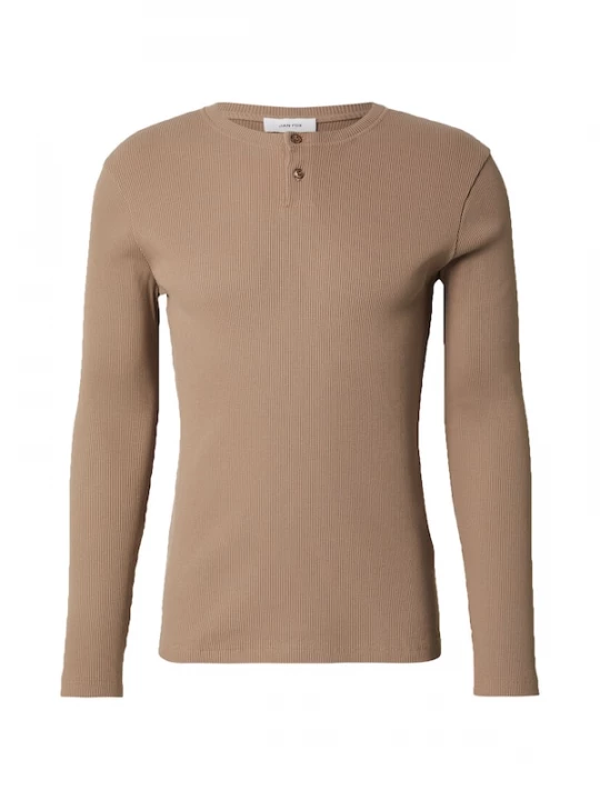 Obrázek produktu DAN FOX APPAREL Tričko 'Kai' šedobéžová