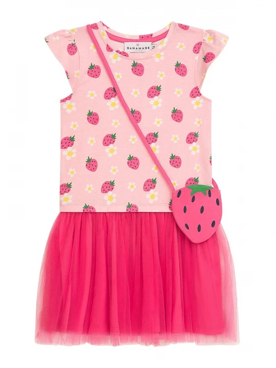 Obrázek produktu Danamade Šaty zelená / pink / růžová / offwhite