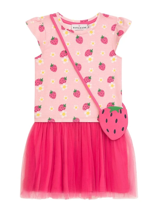 Obrázek produktu Danamade Šaty zelená / pink / růžová / offwhite