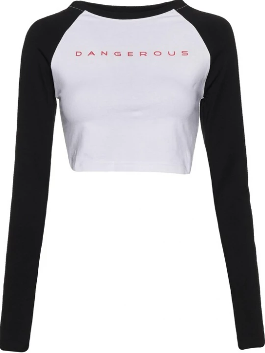 Obrázek produktu Dangerous DNGRS Tričko 'Dangerous' červená / černá / bílá