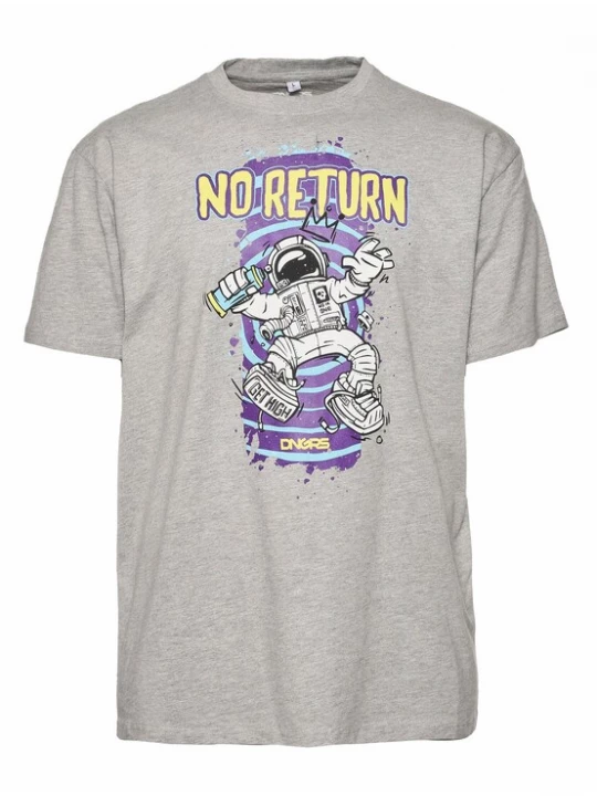 Obrázek produktu Dangerous DNGRS Tričko 'No Return' světlemodrá / žlutá / šedá / fialová / bílá