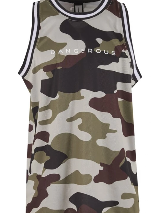 Obrázek produktu Dangerous DNGRS Tričko režná / čokoládová / khaki / černá