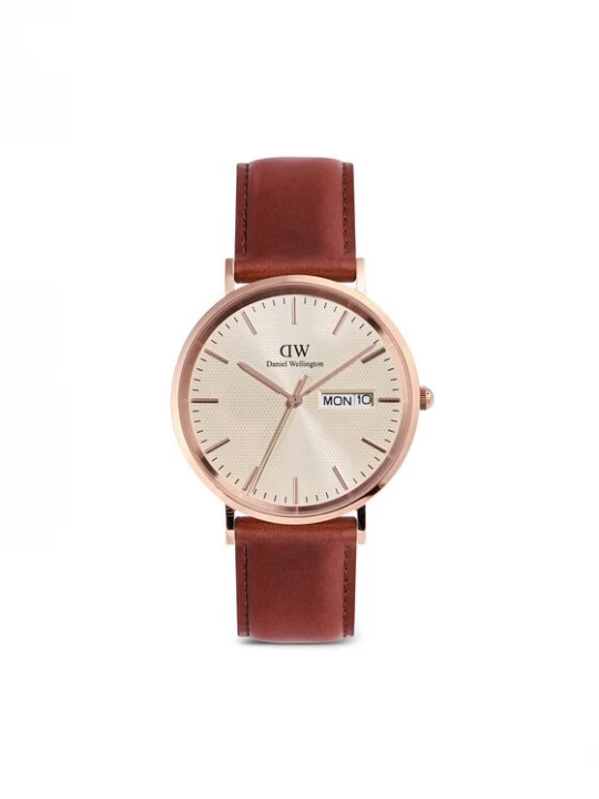 Obrázek produktu Daniel Wellington Hodinky Classic Day Display 40 DW00100829 Růžové zlato