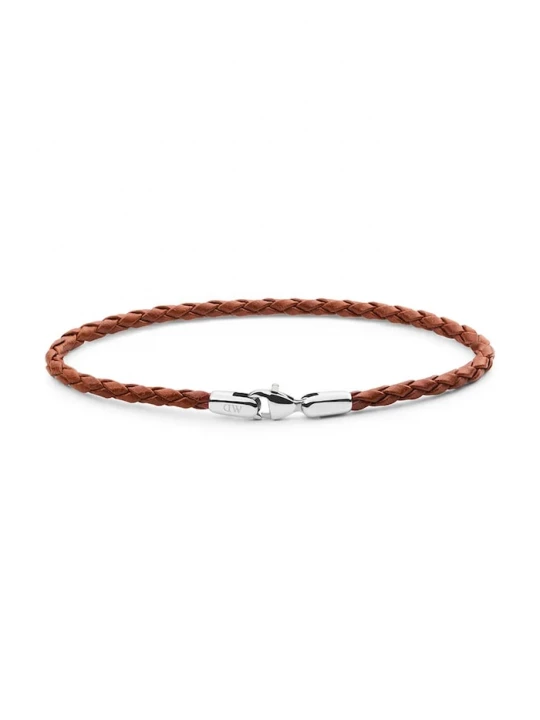 Obrázek produktu Daniel Wellington Kožený náramek Daniel Wellington stříbrná