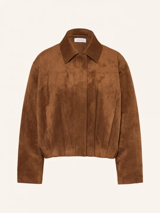 Obrázek produktu Darling Harbour Bunda V Koženém Vzhledu woodbrown