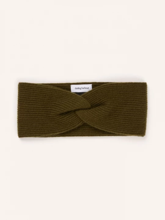 Obrázek produktu Darling Harbour Čelenka Z Kašmíru olive