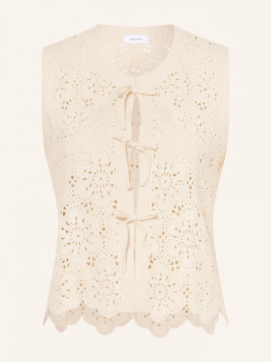 Obrázek produktu Darling Harbour Háčkovaná Vesta beige